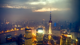 上海黄浦江夜景