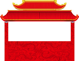 小吃摊位亭