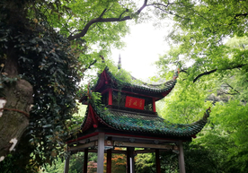 湖南 长沙 岳麓山 爱晚亭