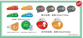 学校幼儿园卡通标牌班级牌