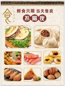 菜品展板