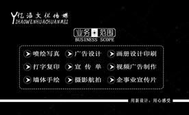 名片背面