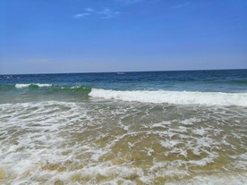 海南三亚潮起潮落