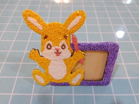 雪花泥手工作品相框