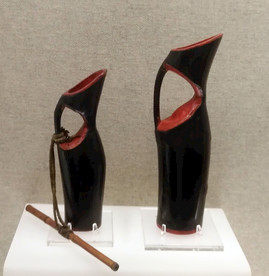 傣族黑漆竹酒壶