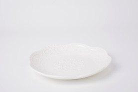 果盘盘子花盘白盘厨具