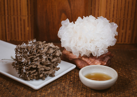 舞茸 灰树花 银耳新鲜蘑