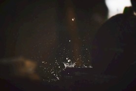 溅起的水花