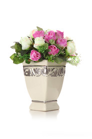 花瓶假花花卉拍摄