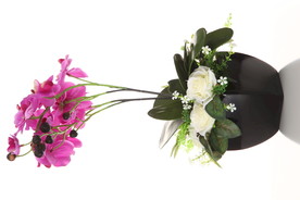 花瓶假花花卉拍摄