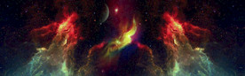 特效火光宇宙星空背景