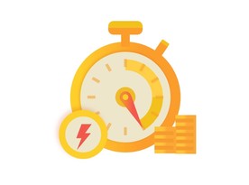 互联网金融贷款时间钟表icon