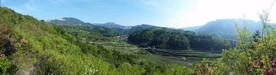 连绵不绝的山
