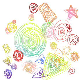 彩色线圈元素