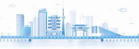 武汉建筑剪影 动态头图