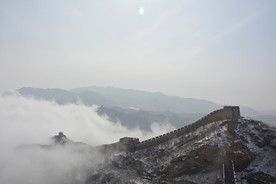 雪中长城