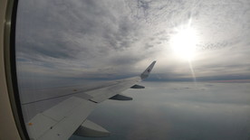 从飞机看天空