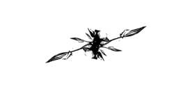 炭笔水墨素材图案