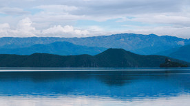 江河湖海自然风景云南泸沽湖风光