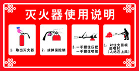 灭火器使用说明
