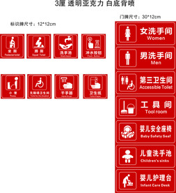 生态公厕标识牌