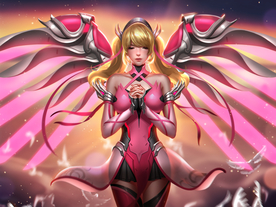 CG二次元可爱性感美女插画图片