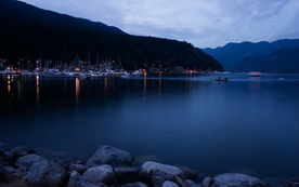 海上夜景