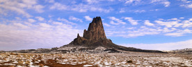 风景 全景图 黄昏 戈壁 黄色
