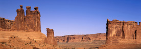 风景 全景图 黄昏 戈壁 黄色