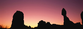 风景 全景图 黄昏 戈壁 黄色