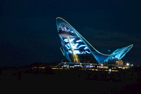 金沙滩夜景