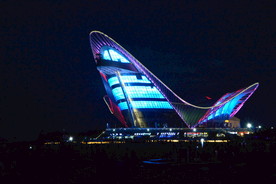 金沙滩夜景