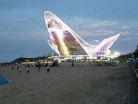 金沙滩夜景