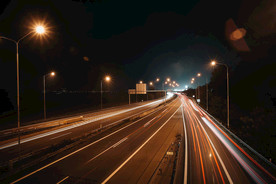 高速公路上