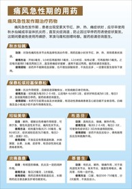 痛风急性期用药