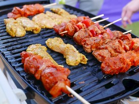 烧烤鸡肉串