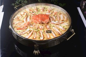 葱油帝王蟹 帝王蟹 帝王蟹蒸蛋