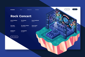 日常生活UI科技插画