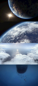 大气蓬勃从宇宙到地球到海洋片头
