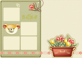 相册模板背景素材