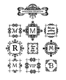 欧式花纹 标签 欧式边框