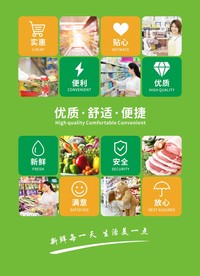超市文化装饰氛围