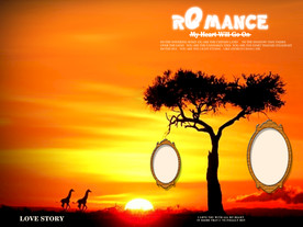 相册模板背景素材