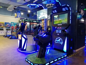灵石MR乐园VR体验馆战马机枪