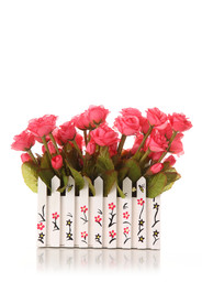 花瓶假花花卉拍摄