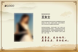 人物介绍展板