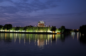 苏州 觅渡桥 桂花公园