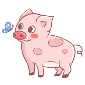 卡通猪