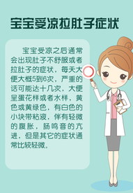 宝宝受凉拉肚子症状