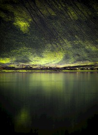 暗绿色艺术背景